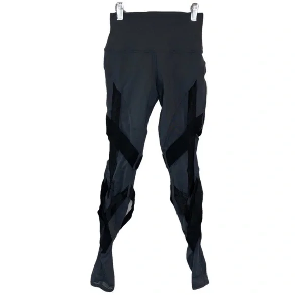 Alo Yoga High Waisted Bandage Leggings Gray - Picture 5 of 10